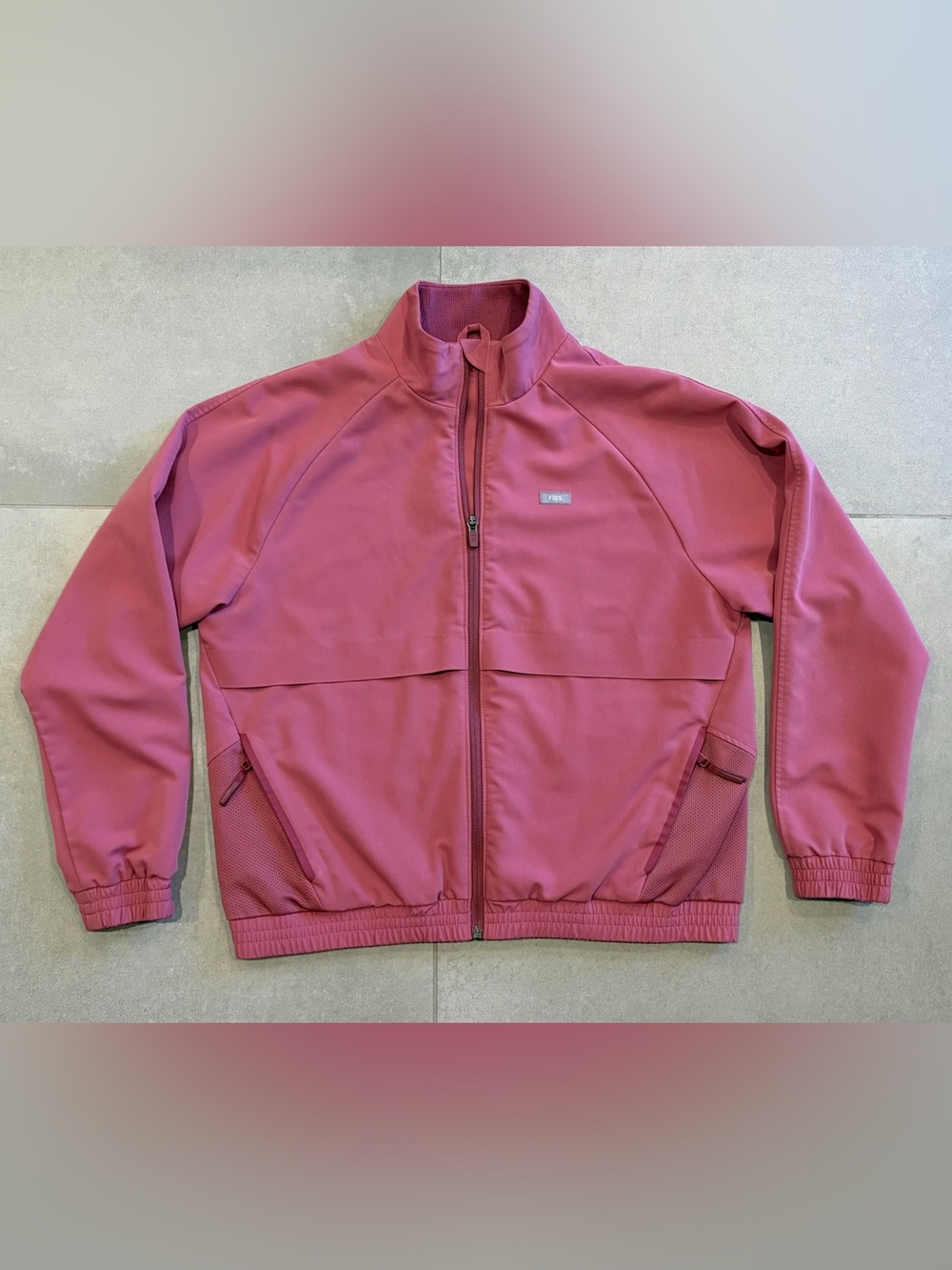 Figs Sydney Pink BCA Vented Scrub Jacket